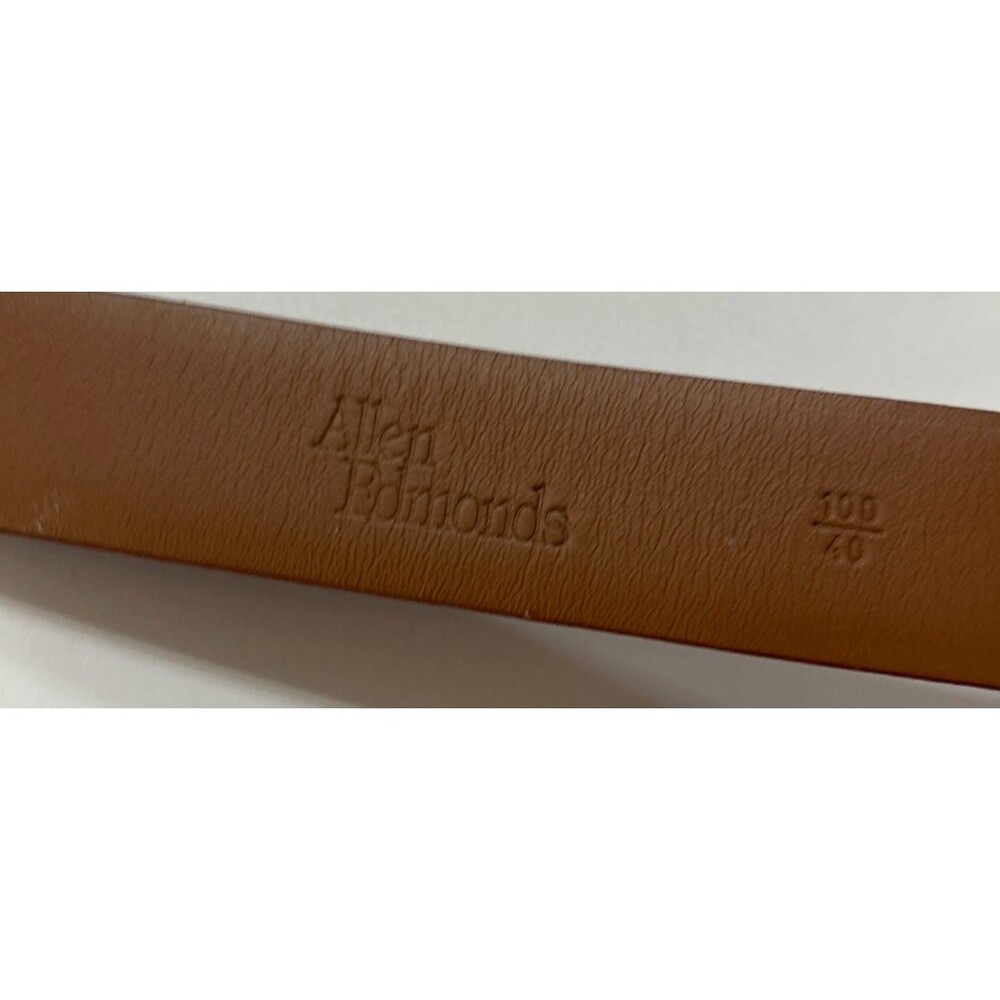 Allen Edmonds made in USA Men’s Brown Genuine Leather Belt size 40/100 cm - Picture 4 of 5